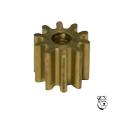 Mid America Brass Pinion 48 Pitch Brass Press On - 9 Tooth  MAR4809P