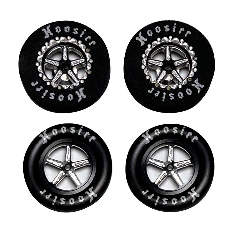 MAR6766B | Mid-America Comp 5 Wheel/Tire Set - 1 3/16 X .300 Black