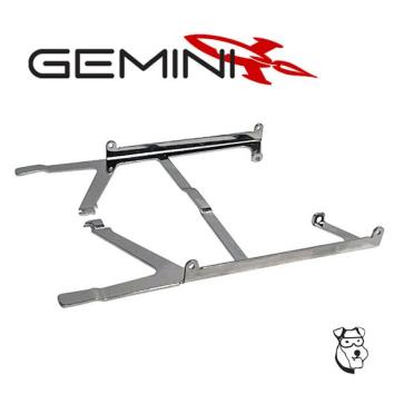 1/24 GEMINI 2 Pc Flexi Chassis - Light Weight Top Pan (15.876 Grams) Heat Treated MID 218PL