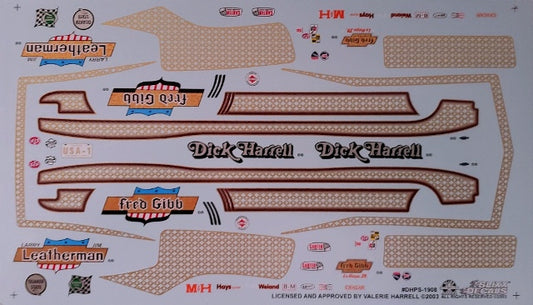 Slixx Decals Dick Harrell 69 Camaro P/S and S/S