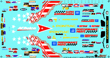 Slixx Decals Warren Johnson's '03 Grand Am Pro Stock