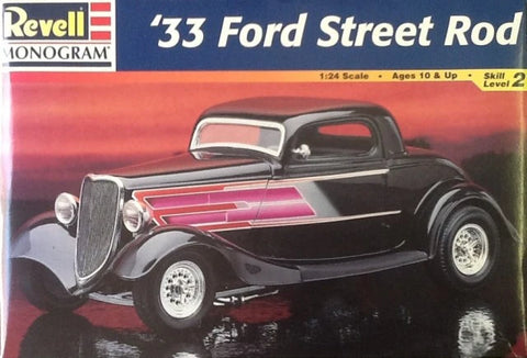 Monogram '33 Ford Street Rod #85-2480