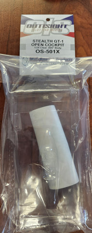 OS 501X 1/24 Stealth LMP Open Cockpit w/Driver - .005" Clear Body