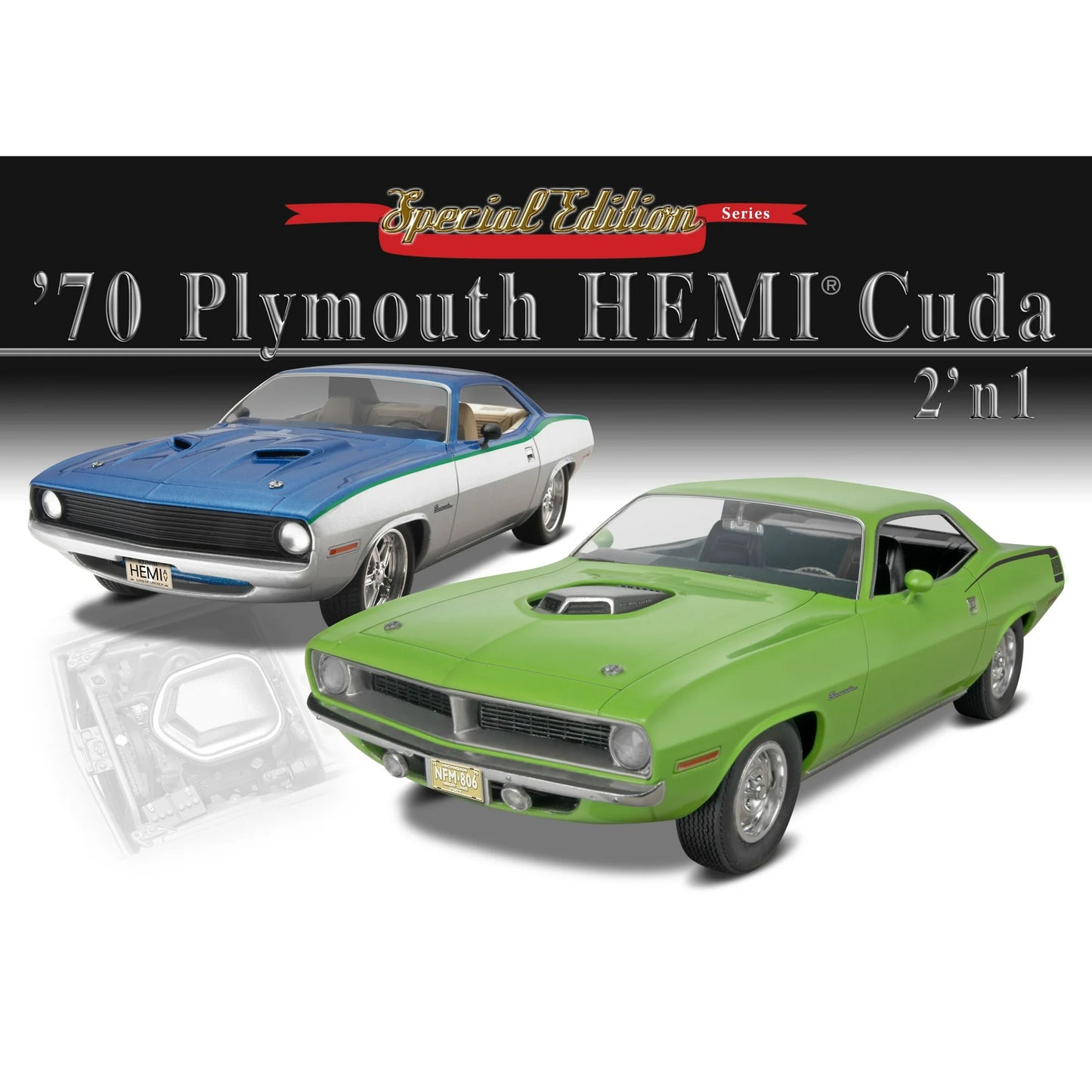 Revell 1970 Plymouth HEMI Cuda 2'n1 (Special Edition)