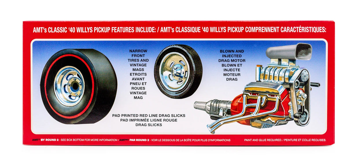 AMT 1940 Willys Pickup Gasser Coca-Cola Edition