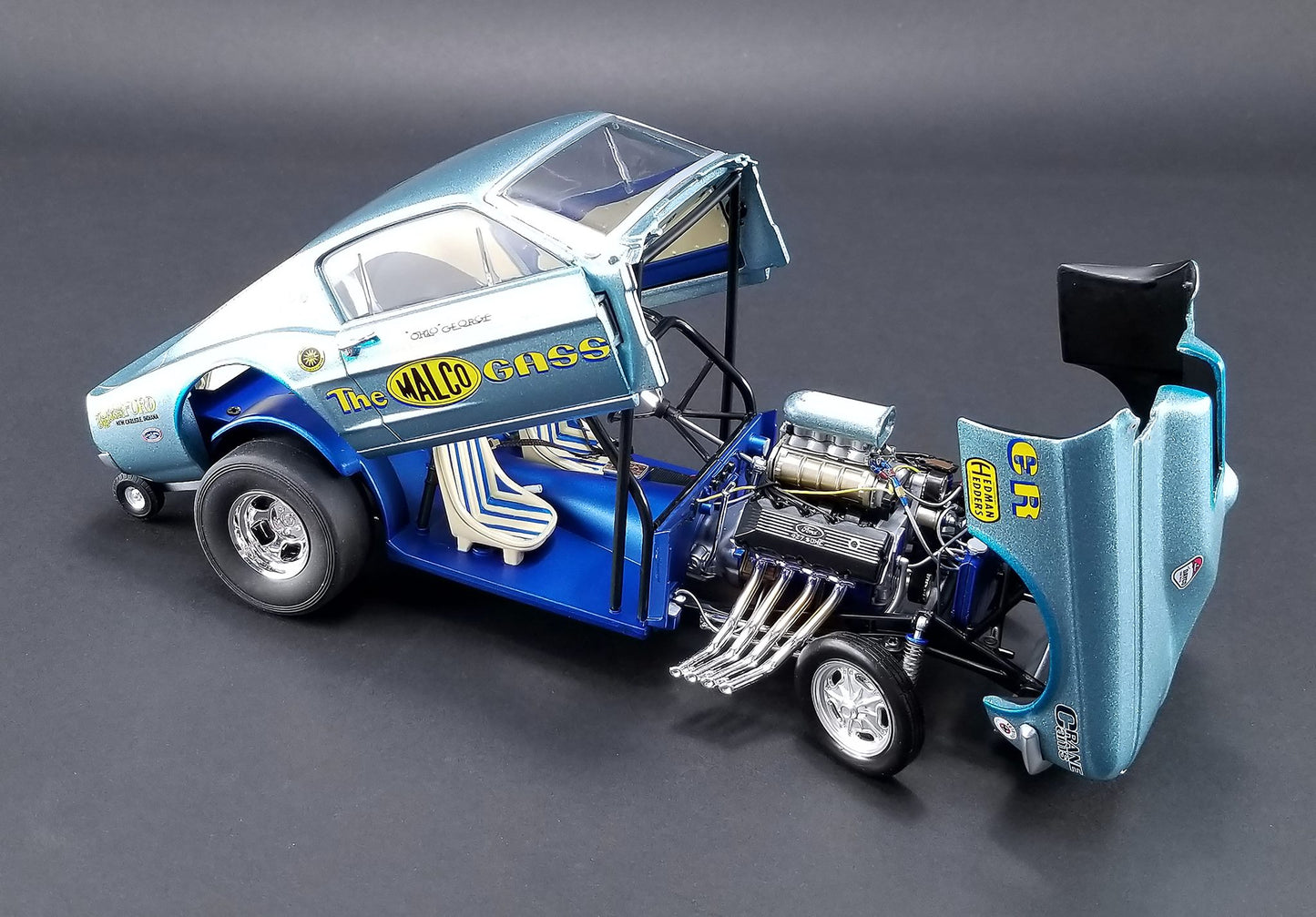 MPC Ohio George Malco Gasser Mustang in Collector's Tin