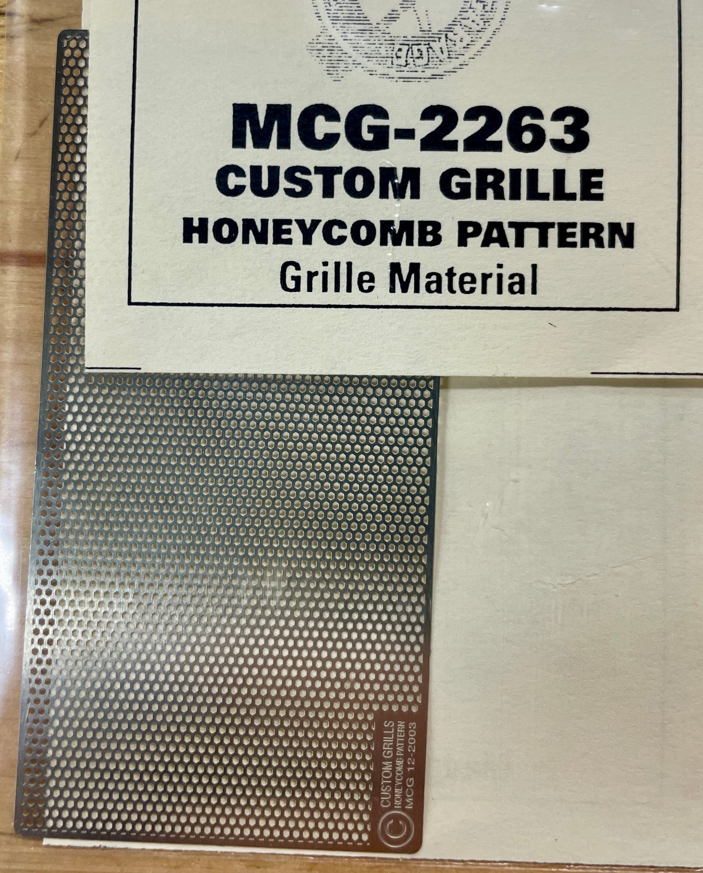 MCG Honeycomb Pattern Grille Material