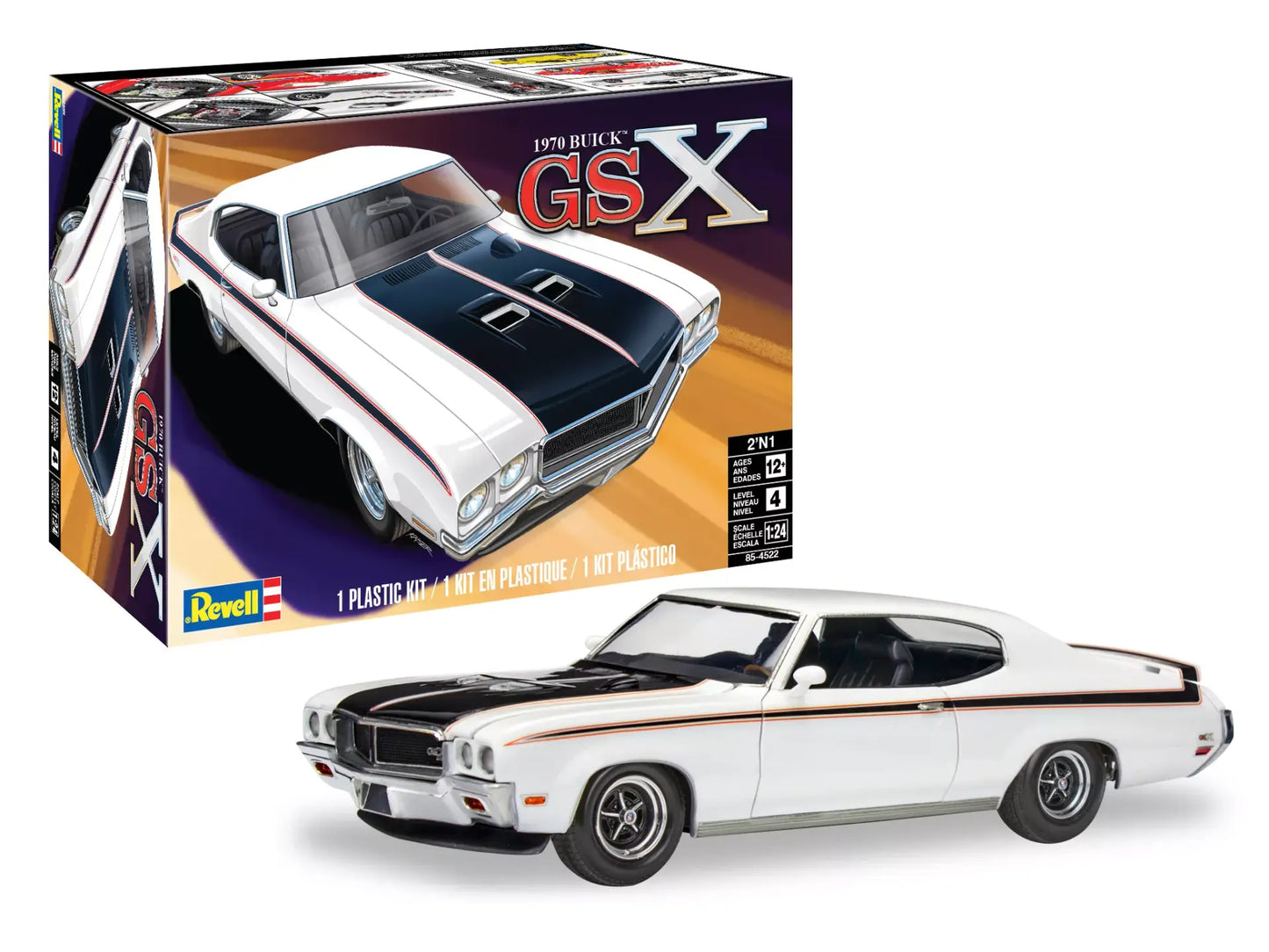 Revell 1970 Buick GSX 2n1