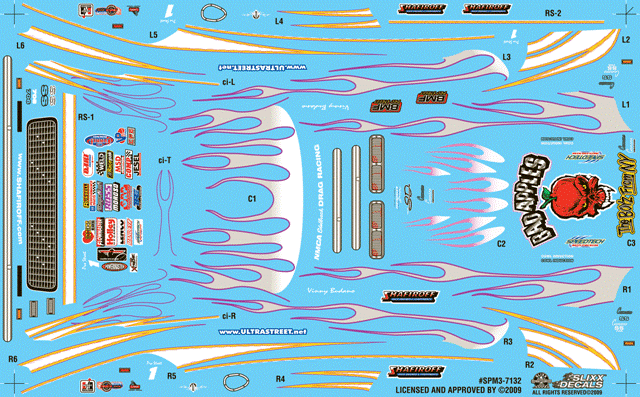 Slixx Decals Shafiroff's '68 Camaro Pro Mod