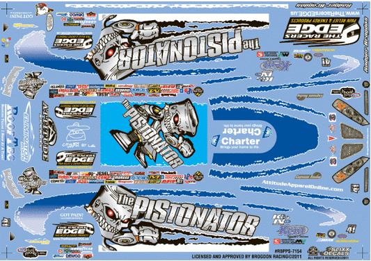 Slixx Decals Rodger Brogon's GXP Pistonator Pro Stock