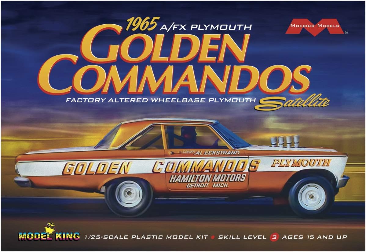 Moebius 1965 A/FX Plymouth “Golden Commandos” Satellite
