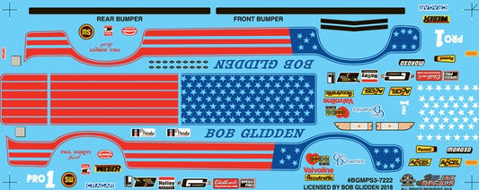 Slixx Decals Bob Glidden's Monza Pro Stock