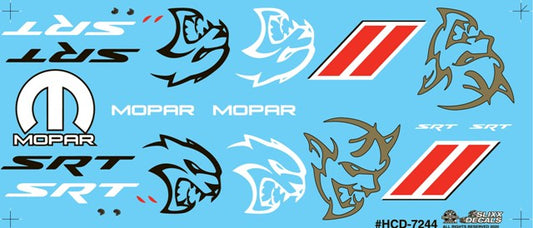 Slixx Decals Hellcat & Demon Graphic Sheet