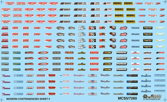 Slixx Decals Modern Drag Contingency #5