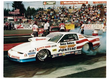 Slixx Decals Butch Leal's 1985-1988 White Firebird Pro Stocks