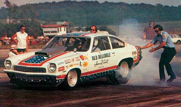 Slixx Decals Dave Strickler's Old Reliable Vega Pro Stock