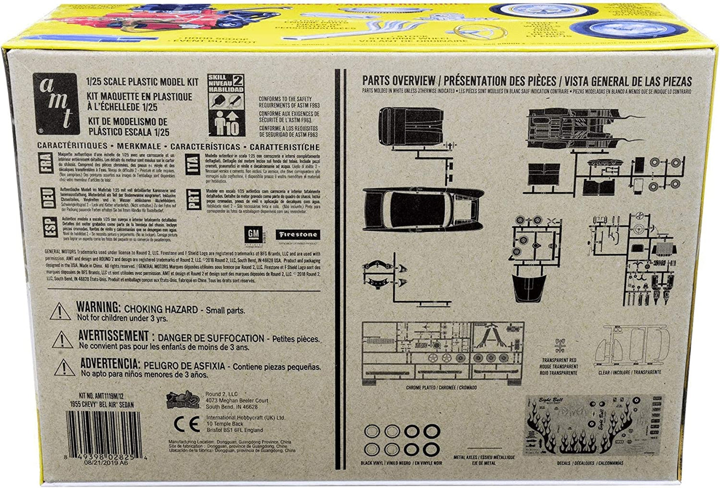 AMT 1955 Chevy Bel Air Sedan 2n1