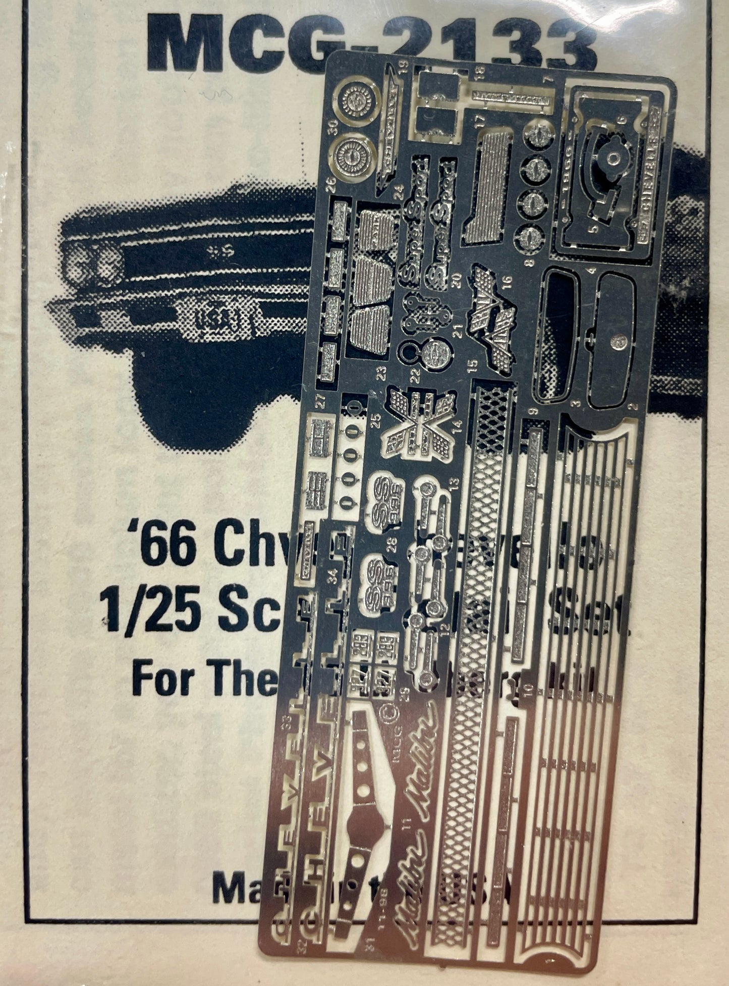 MCG 1966 Chevrolet Chevelle Detail Kit