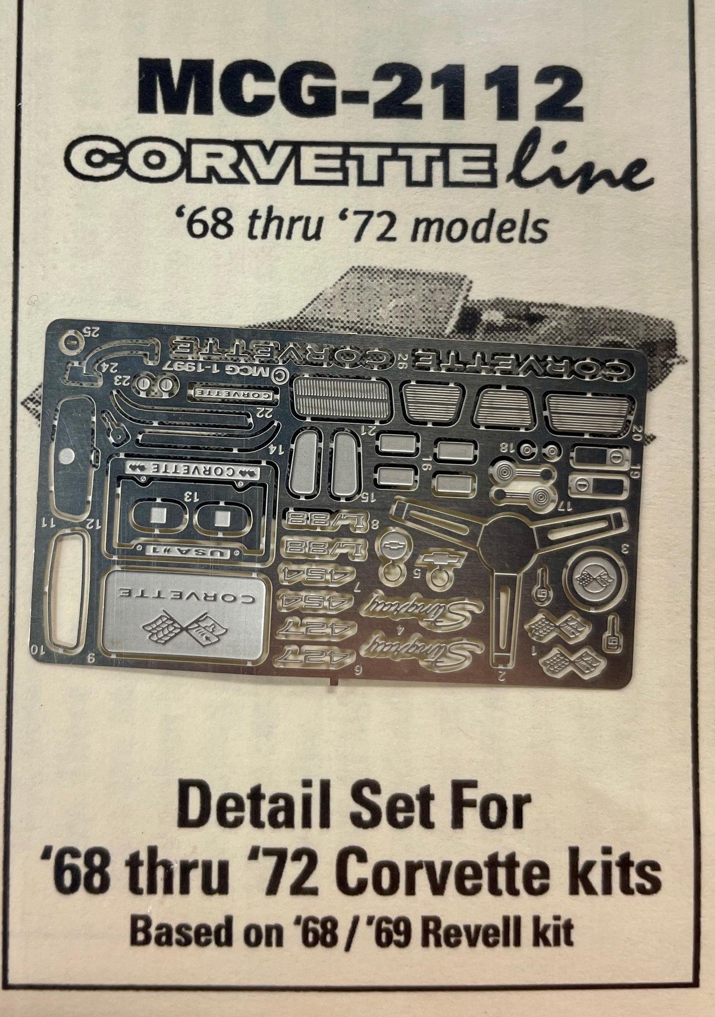MCG 1968-1972 Corvette Detail Set