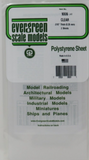 9006 Plain Sheet .010x6x12 (2) Styrene by Evergreen Scale Models EVE/9006