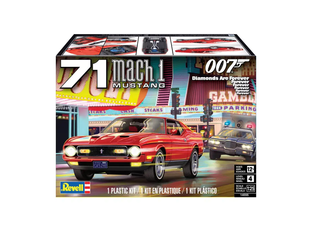 Revell 1971 Ford Mustang Mach 1 - James Bond 007 Diamonds Are Forever Edition