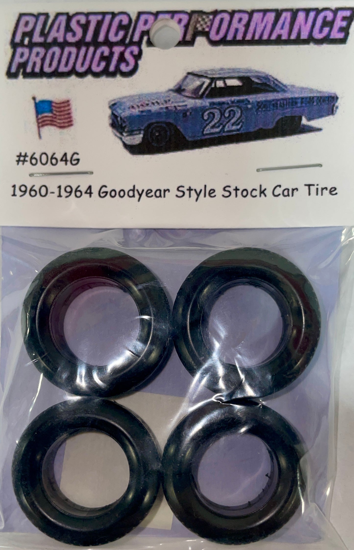 PPP 1960-64 Goodyear Style Stock Car Tires #6064G