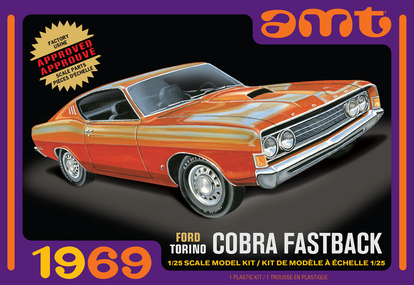 AMT 1969 Ford Torino Cobra Fastback