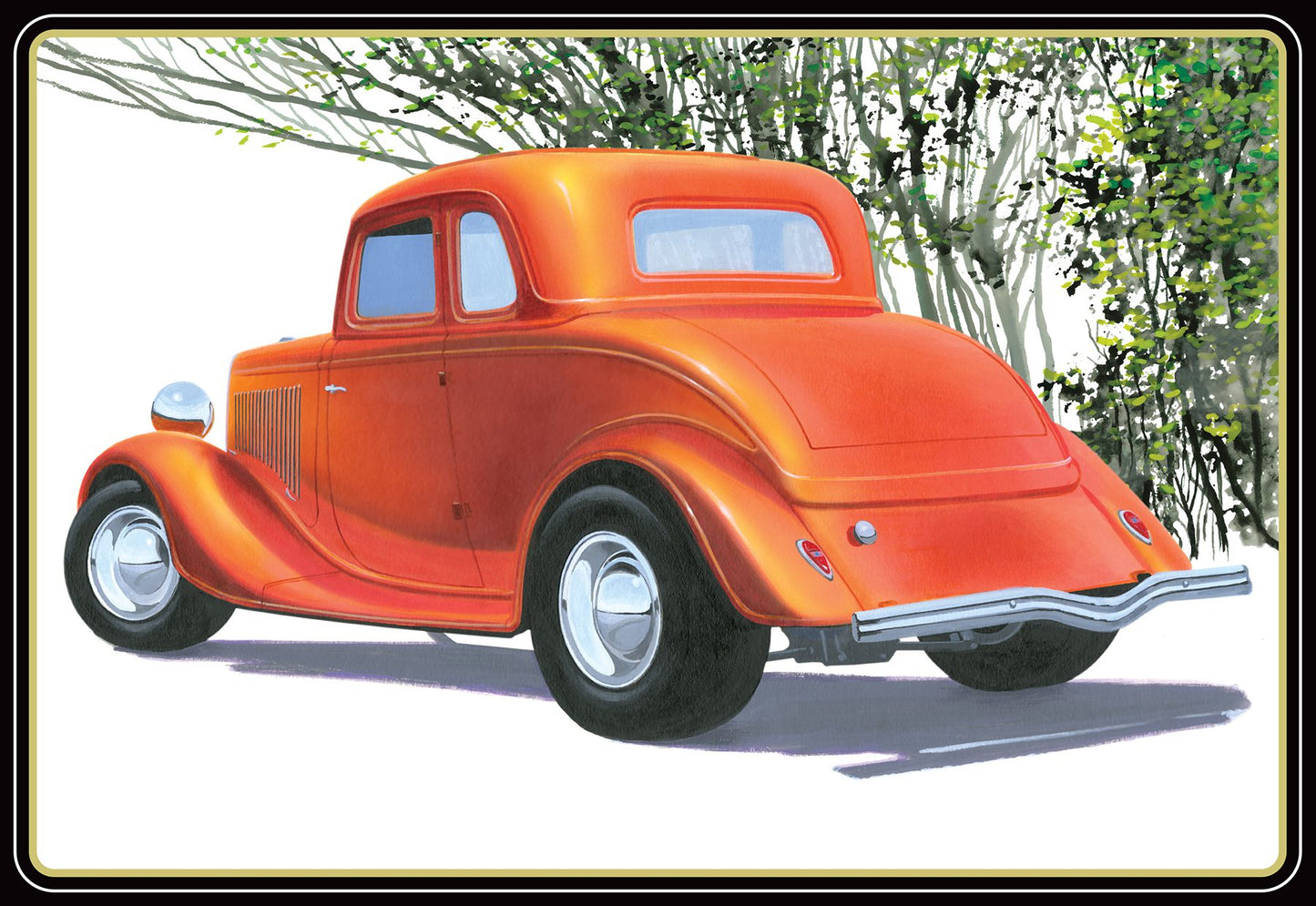 AMT 1934 Ford 5-Window Coupe Street Rod