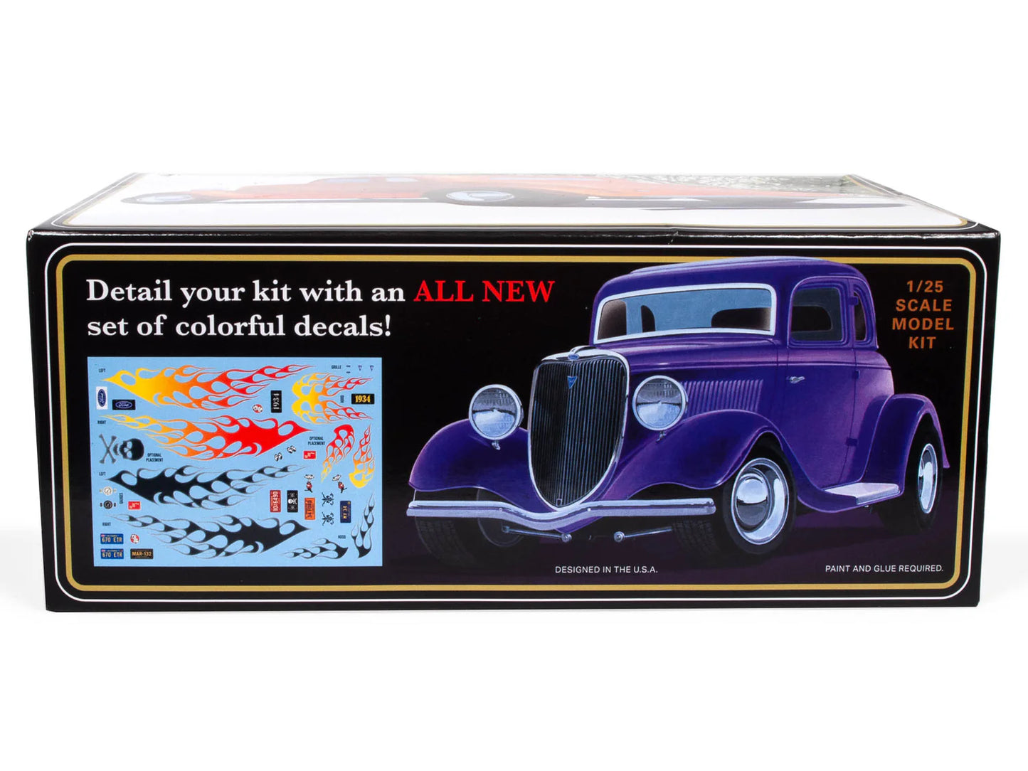 AMT 1934 Ford 5-Window Coupe Street Rod