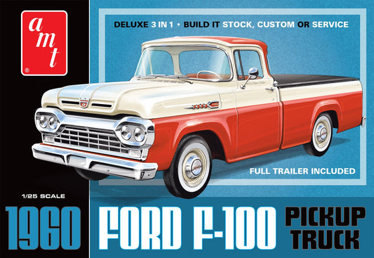AMT 1960 Ford F-100 Pickup with Trailer