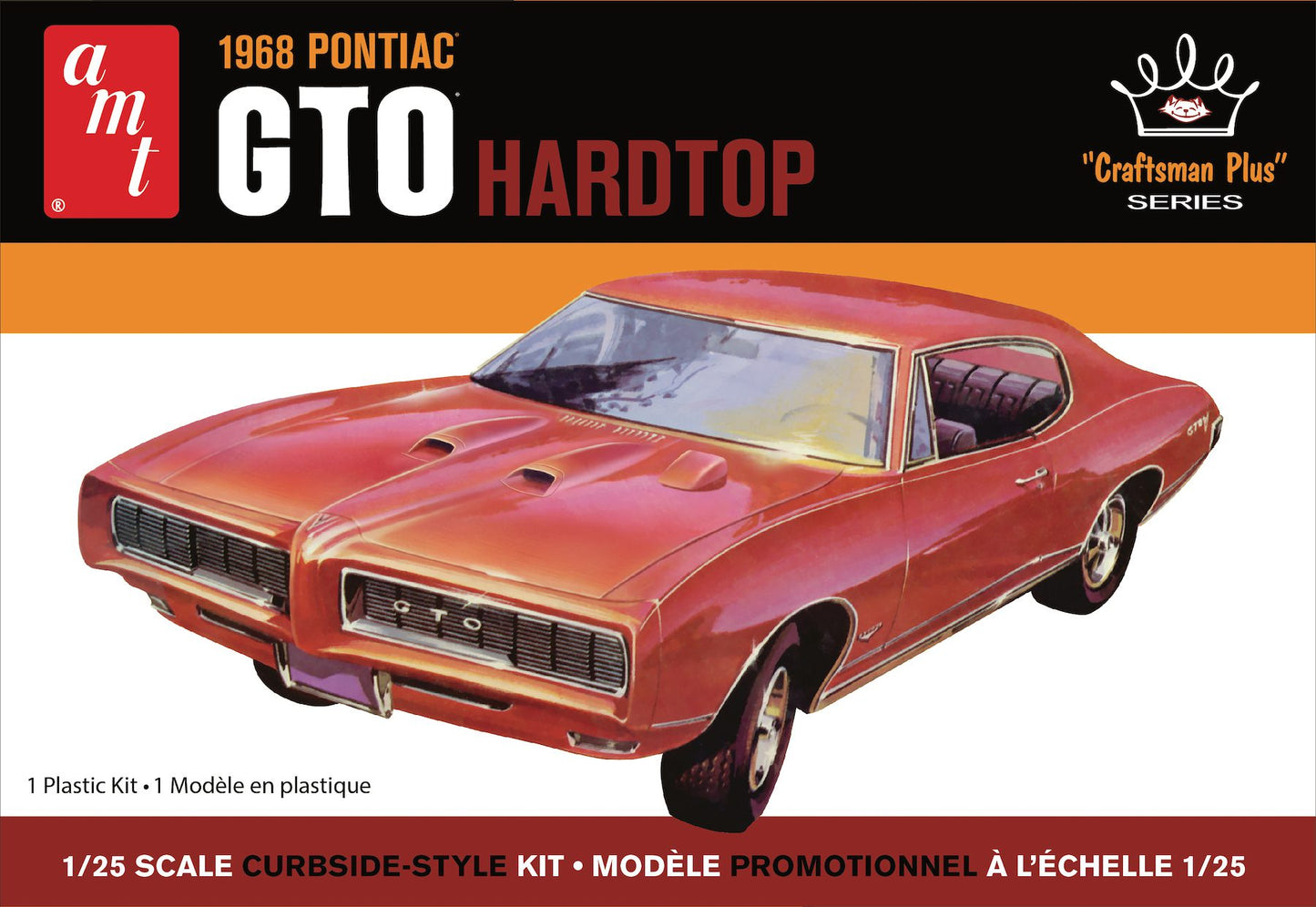 AMT 1968 Pontiac GTO Hardtop (Craftsman Plus Series)