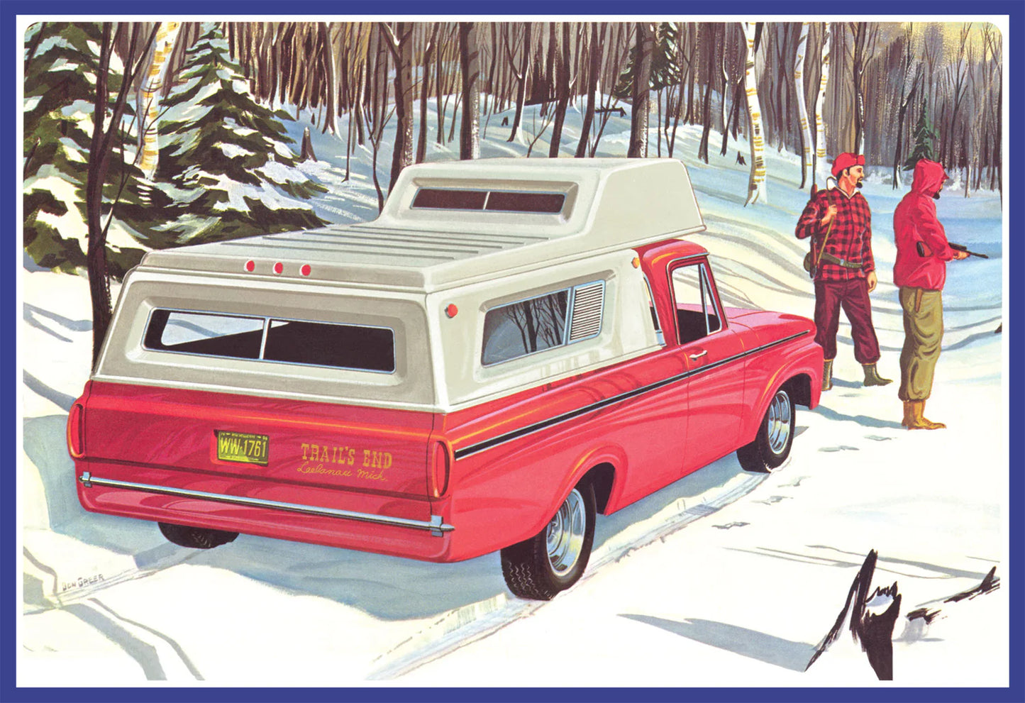 AMT 1963 Ford F-100 Camper Pickup