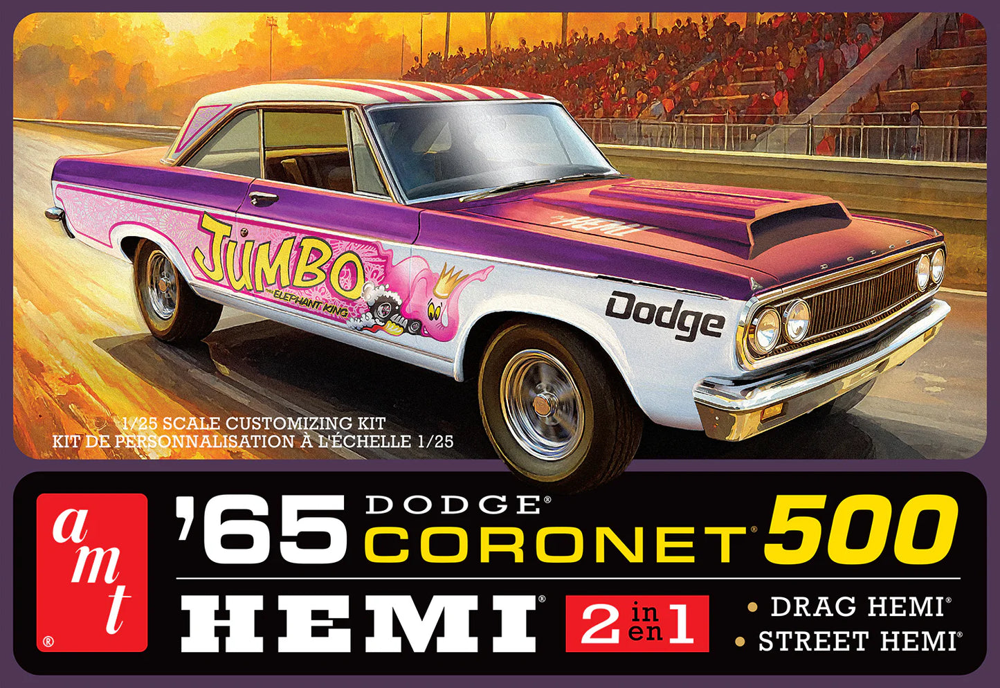 AMT 1965 Dodge Coronet 500 Hemi @2in1