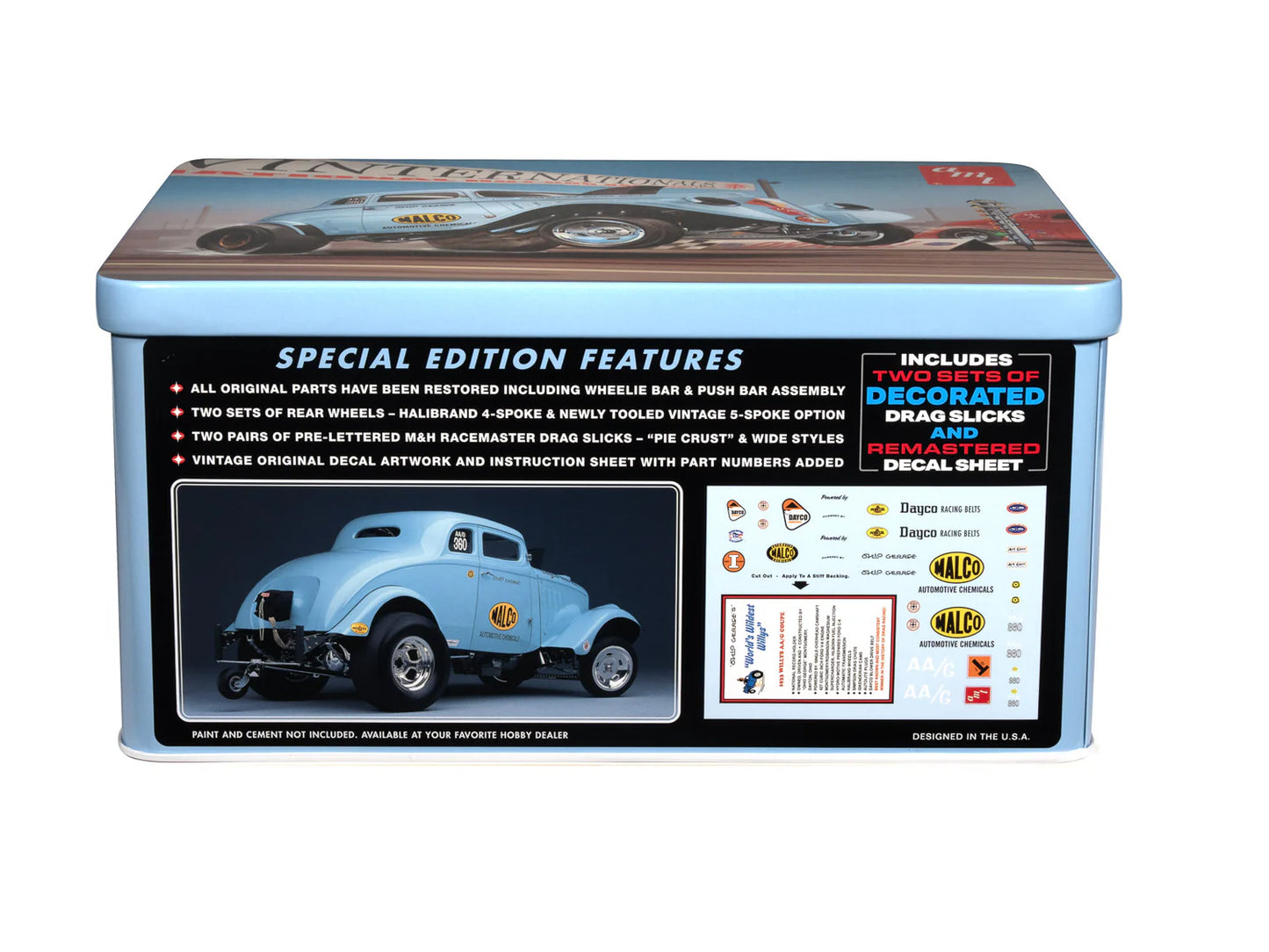 AMT Ohio George 1933 Willys Gasser in Collector's Tin