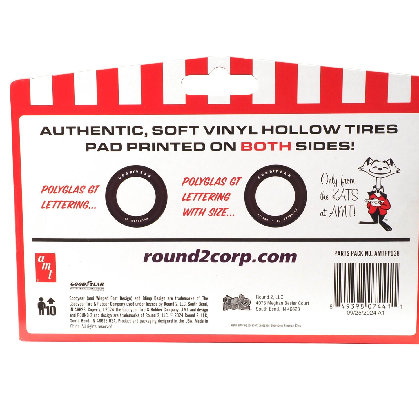 AMT Goodyear Polyglas GT Tire Parts Pack