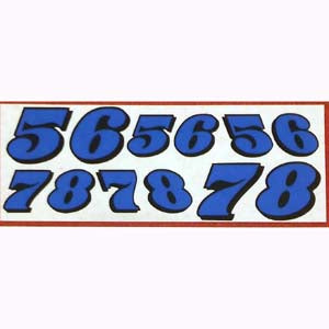 CR BLUE NUMBERS 5-8