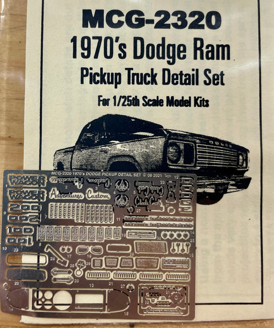 MCG 1970's Dodge Ram Pickup Detail Set