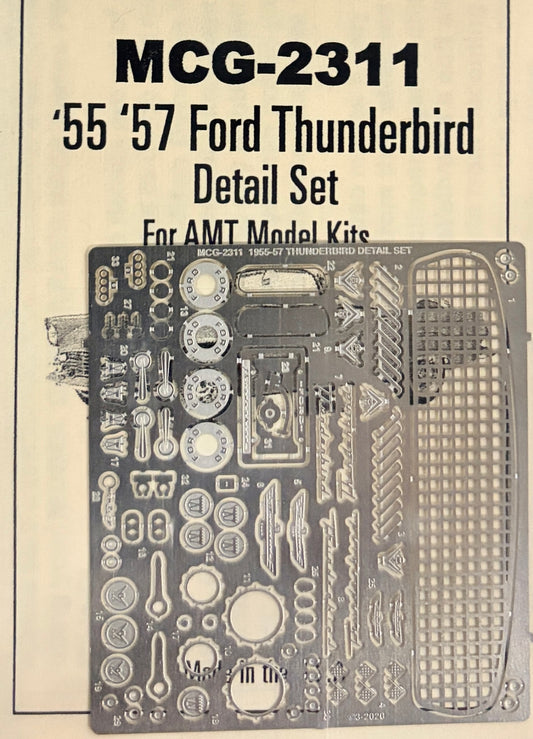 MCG 1955 / 1957 Ford Thunderbird Detail Set