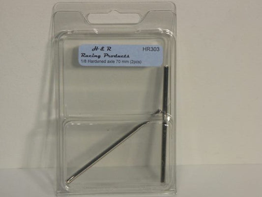 HR303 - 1/8 Hardened Axle 70mm/2.75 “ (2 pcs)