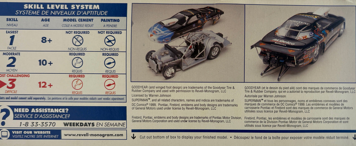 Revell Warren Johnson's Superman Firebird Prostock