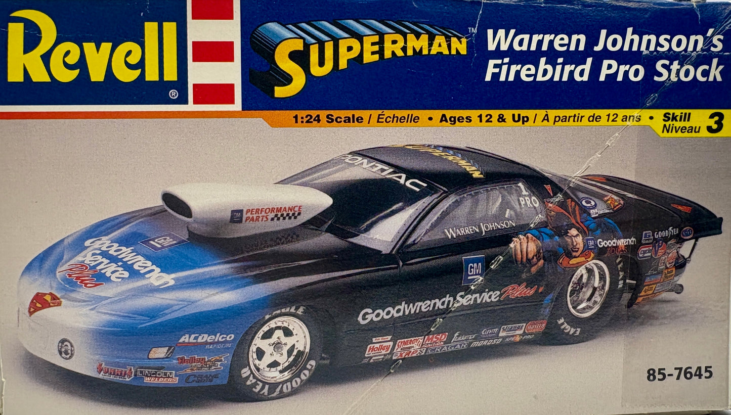 Revell Warren Johnson's Superman Firebird Prostock