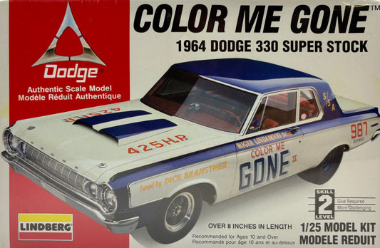 Lindberg "Color Me Gone" 1964 Dodge 330 Super Stock
