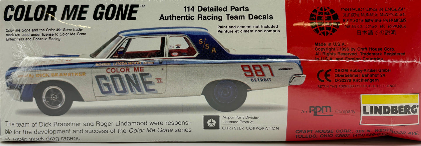 Lindberg "Color Me Gone" 1964 Dodge 330 Super Stock