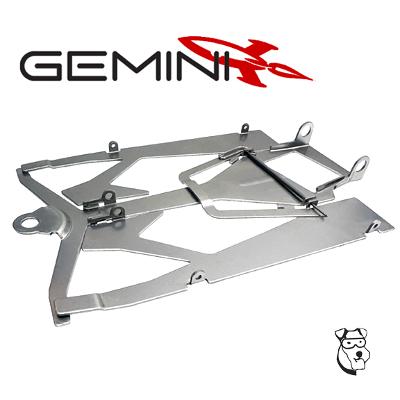 MAR216N - Mid-America 1/24 Gemini 2-Piece Flexi Chassis - Nickel Plated