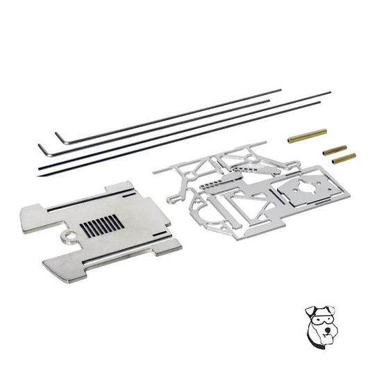 MID AMERICA 1/24 NO BAR CHASSIS KIT W/NARROW NOSE MAR271N