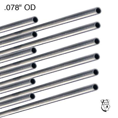 MAR281 - .078 stainless steel tubing 12 inches long MID 281
