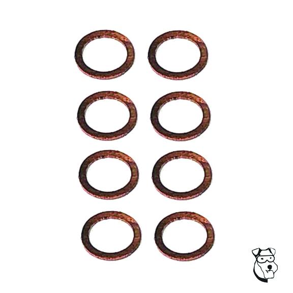 MID-AMERICA AXLE SPACERS 1/8" X .010" (8 PIECES )