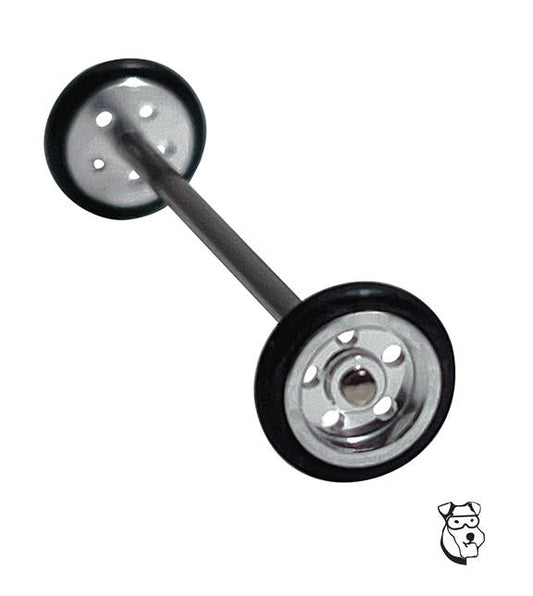 MID-AMERICA EASY ON WHEELIE BAR ASSEMBLED SILVER MID 738H