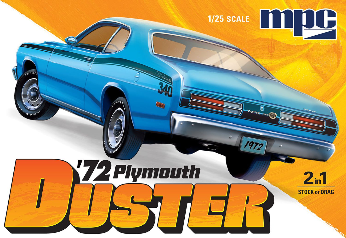 MPC 1972 Plymouth Duster 2in1