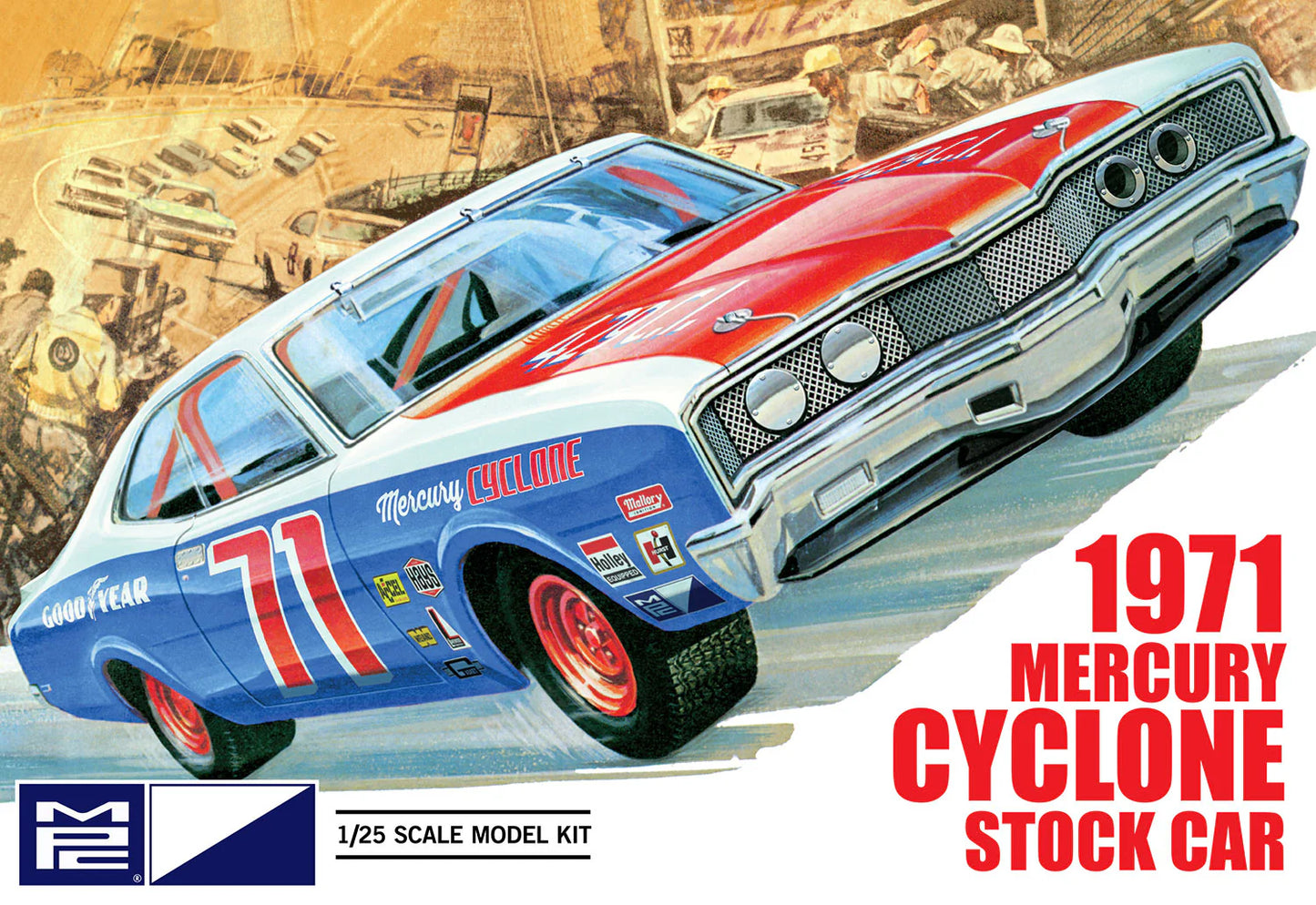 MPC 1971 Mercury Cyclone Stock Car